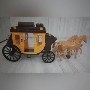 Classic Stage Coach Toy with Horses